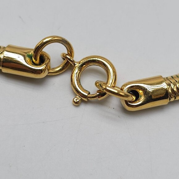 Trifari Kunio Matsumoto Gold Tone Abstract Triangle Modernist Necklace HTF 1970s - Picture 5 of 7